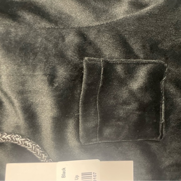 Crew kids velvet zipper, hooded jacket, size 10 - Picture 3 of 4